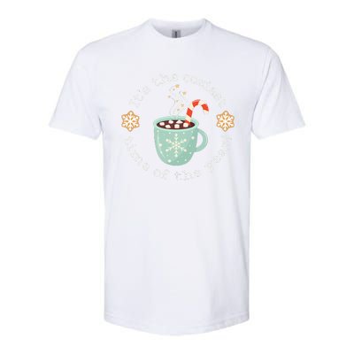 Christmas Hot Cocoa Snowflake Mug Coziest Time of the Year Softstyle® CVC T-Shirt