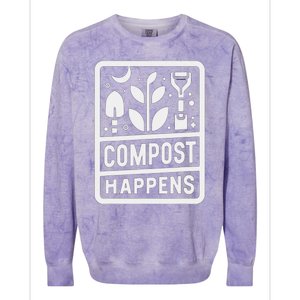 Compost Happens Colorblast Crewneck Sweatshirt