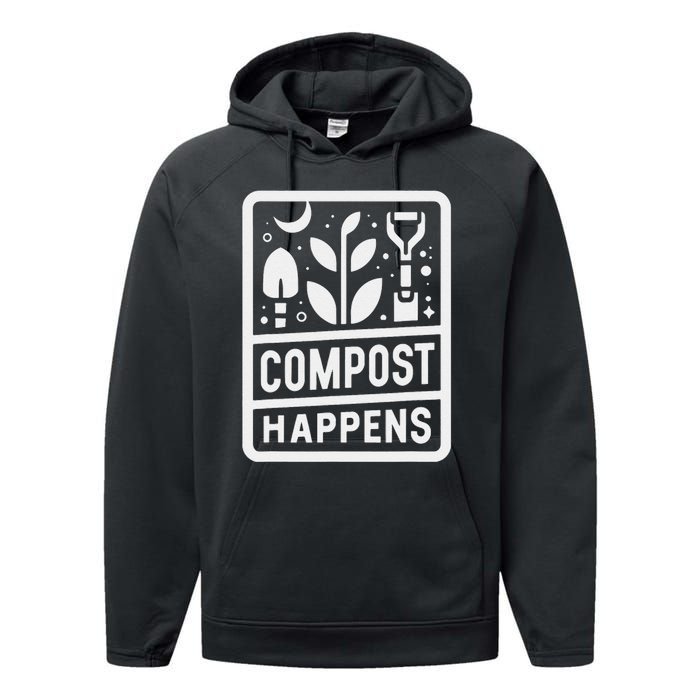 Compost Happens Performance Fleece Hoodie