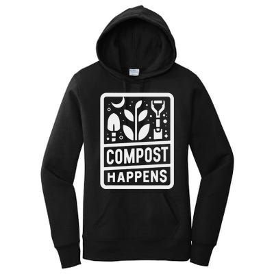 Compost Happens Women's Pullover Hoodie