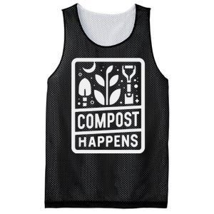 Compost Happens Mesh Reversible Basketball Jersey Tank