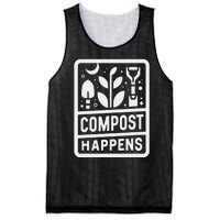 Compost Happens Mesh Reversible Basketball Jersey Tank