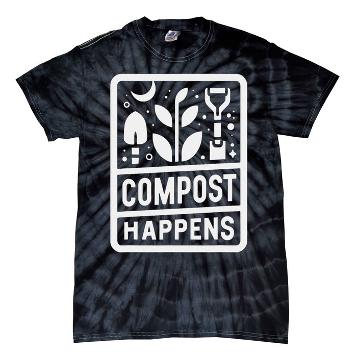 Compost Happens Tie-Dye T-Shirt