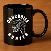 Crocodile Hunter 11oz C Handle Ceramic Mug