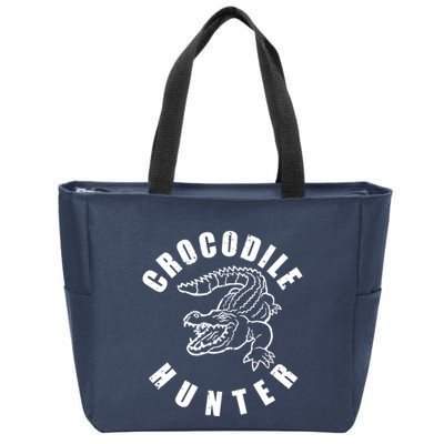 Crocodile Hunter Zip Tote Bag