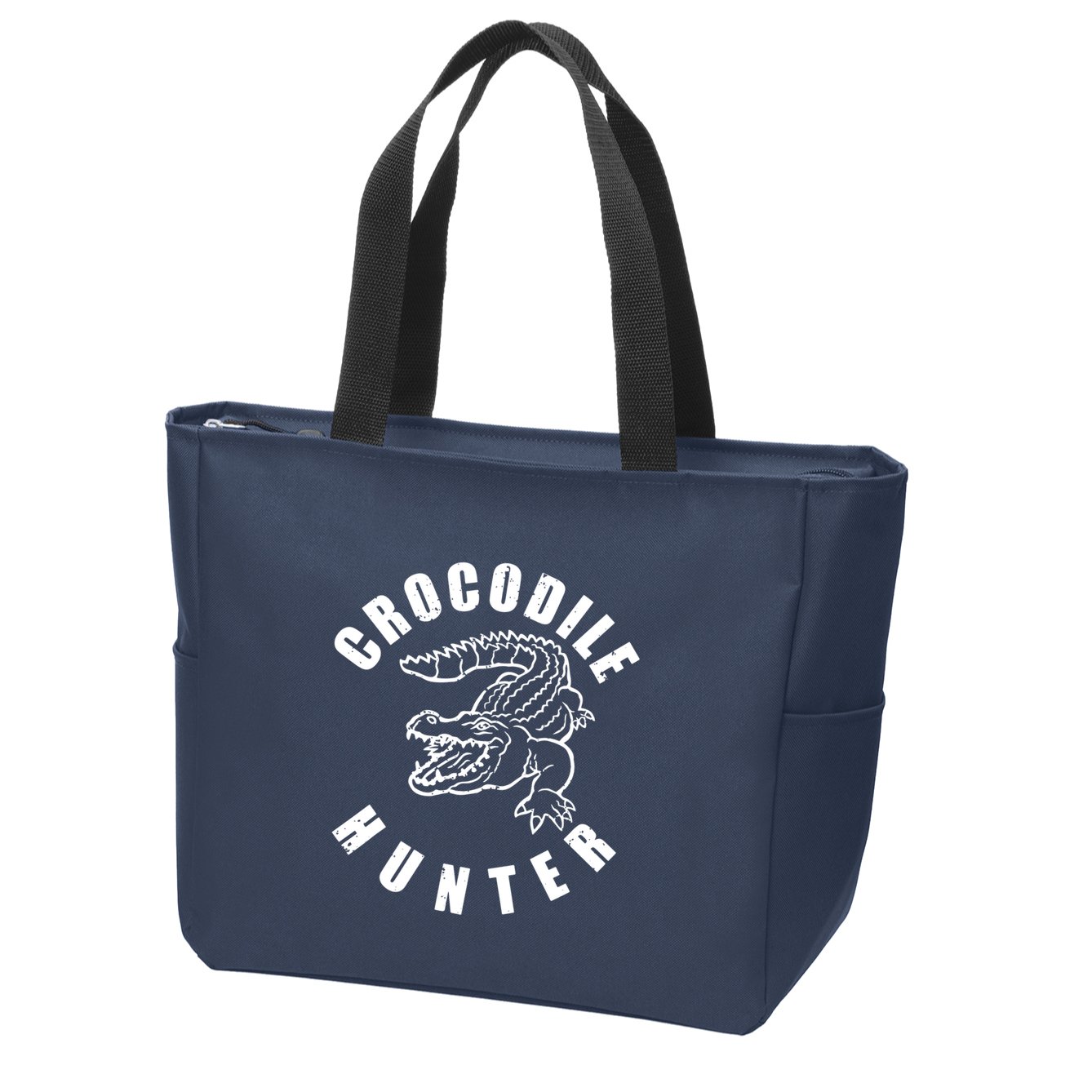 Crocodile Hunter Zip Tote Bag
