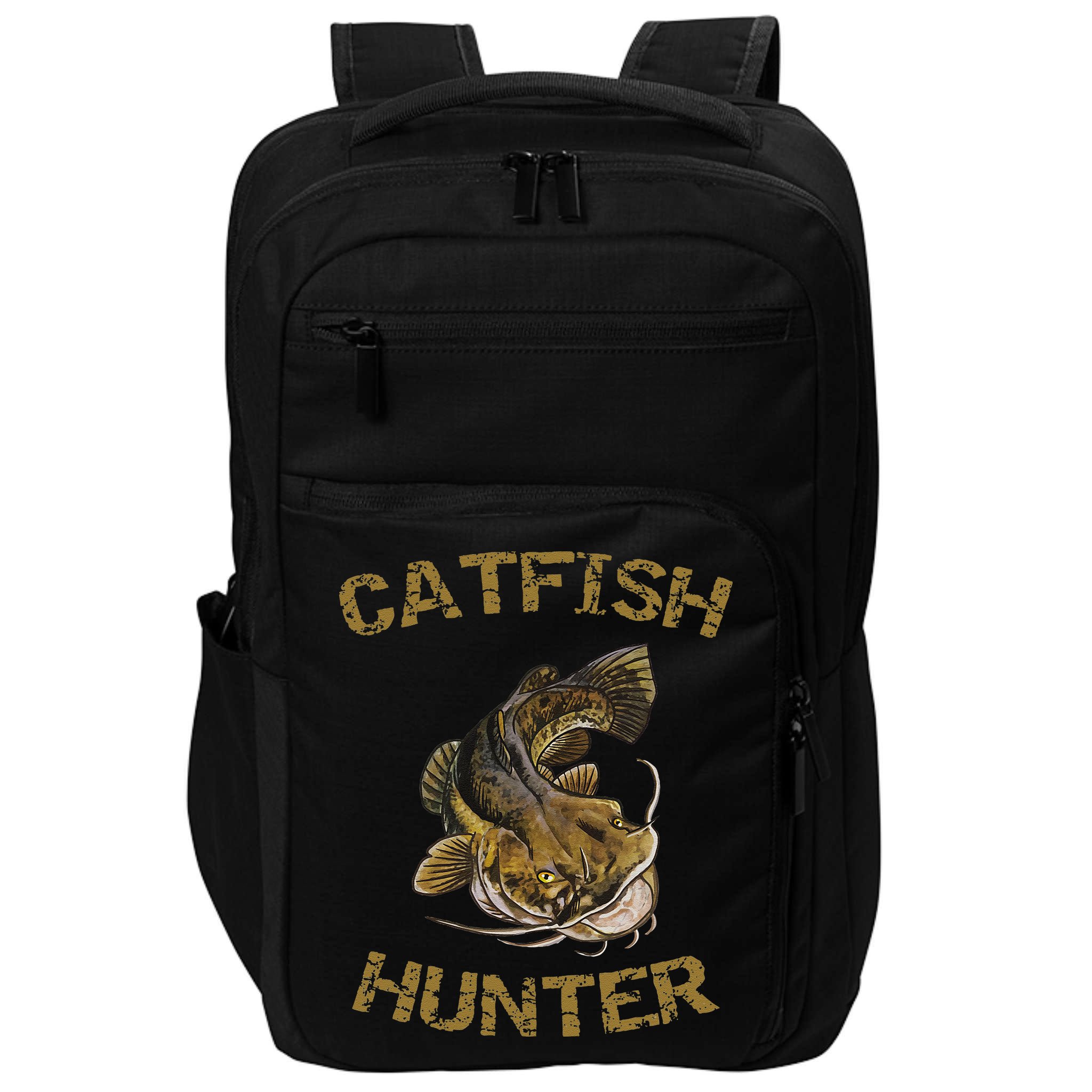 Catfish Hunter Catfish For Catfish Fisherman Impact Tech Backpack