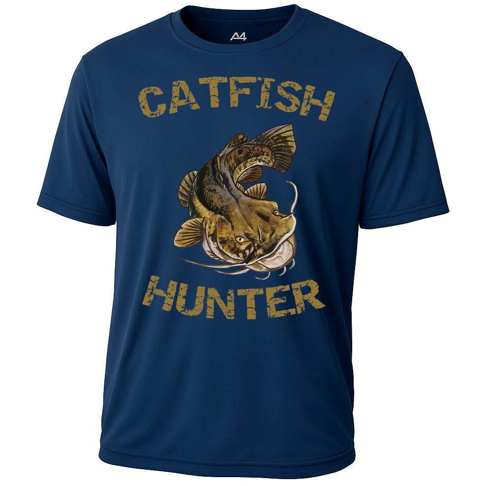 Catfish Hunter Catfish For Catfish Fisherman Cooling Performance Crew T-Shirt