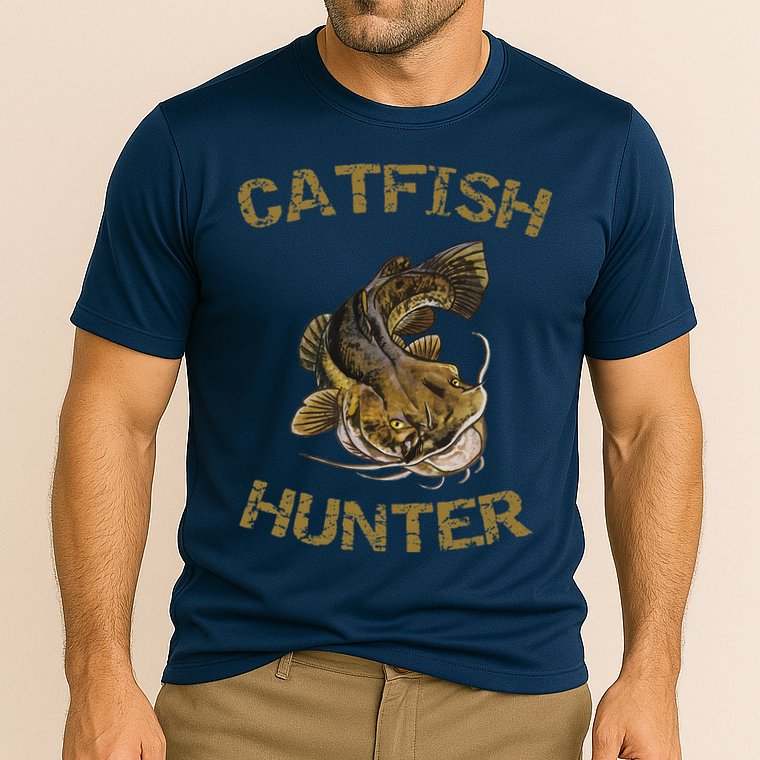 Catfish Hunter Catfish For Catfish Fisherman Cooling Performance Crew T-Shirt
