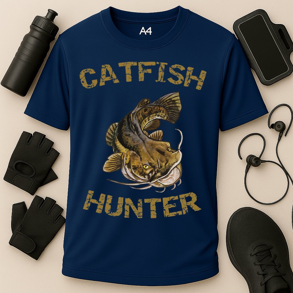Catfish Hunter Catfish For Catfish Fisherman Cooling Performance Crew T-Shirt