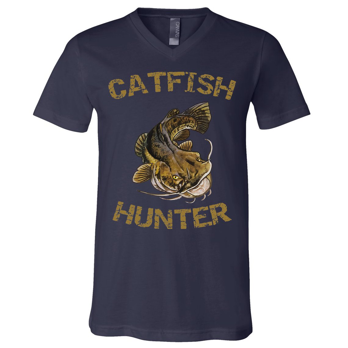 Catfish Hunter Catfish For Catfish Fisherman V-Neck T-Shirt