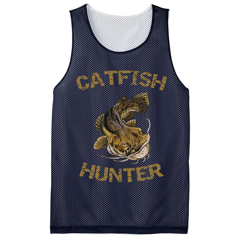 Catfish Hunter Catfish For Catfish Fisherman Mesh Reversible Basketball Jersey Tank