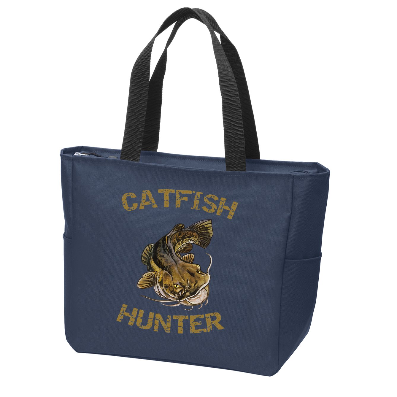 Catfish Hunter Catfish For Catfish Fisherman Zip Tote Bag