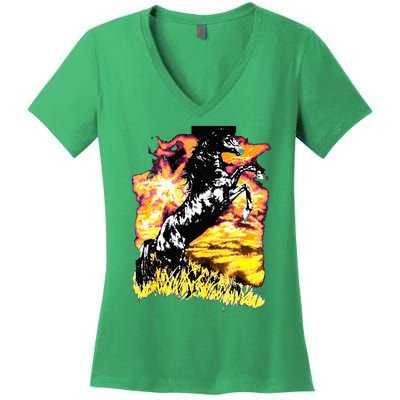 Charlie Horse Women's V-Neck T-Shirt