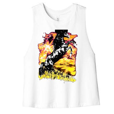 Charlie Horse Women's Racerback Cropped Tank