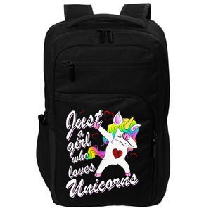 Cute Hearts Cuten Valentine's Day Gifts Unicorn Lover Impact Tech Backpack