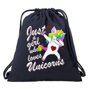 Cute Hearts Cuten Valentine's Day Gifts Unicorn Lover Drawstring Bag