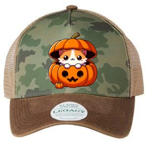 Cute Halloween Cat In Pumpkin – Adorable Halloween Legacy Tie Dye Trucker Hat