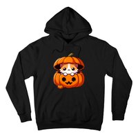 Cute Halloween Cat In Pumpkin – Adorable Halloween Hoodie