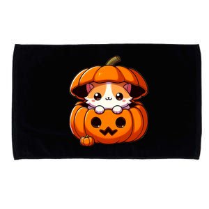 Cute Halloween Cat In Pumpkin – Adorable Halloween Microfiber Hand Towel