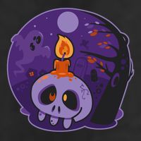 Cute Halloween Candle Skull Adult Drive Performance Visor