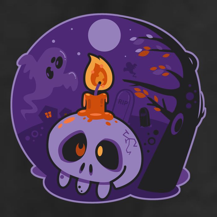 Cute Halloween Candle Skull Adult Drive Performance Visor