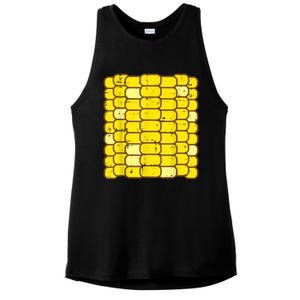 Corn Halloween Costume Funny Foodie Farmer Men Women Kids Ladies PosiCharge Tri-Blend Wicking Tank