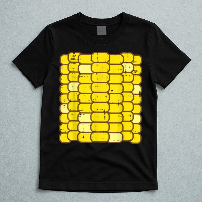 Corn Halloween Costume Funny Foodie Farmer Men Women Kids T-Shirt