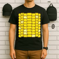 Corn Halloween Costume Funny Foodie Farmer Men Women Kids T-Shirt