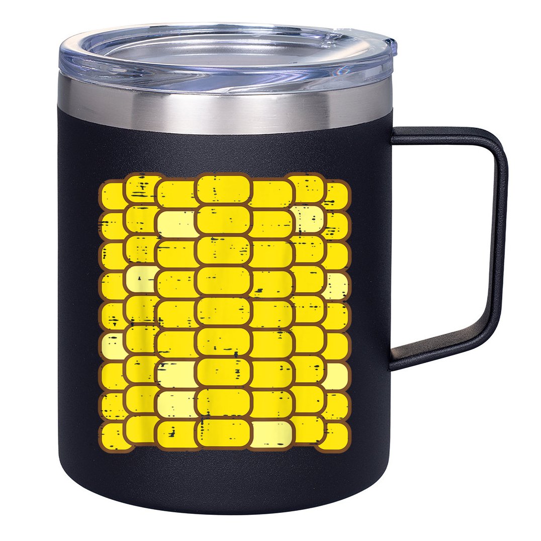 Corn Halloween Costume Funny Foodie Farmer Men Women Kids 12oz Stainless Steel Coffee Mug