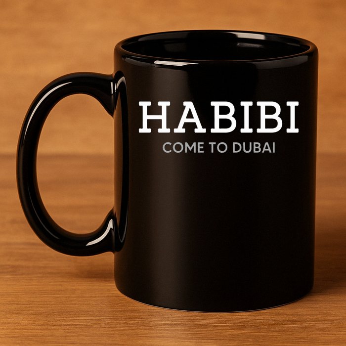 Cool Habibi Come To Dubai 11oz C Handle Ceramic Mug