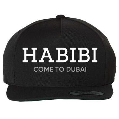 Cool Habibi Come To Dubai Wool Snapback Cap