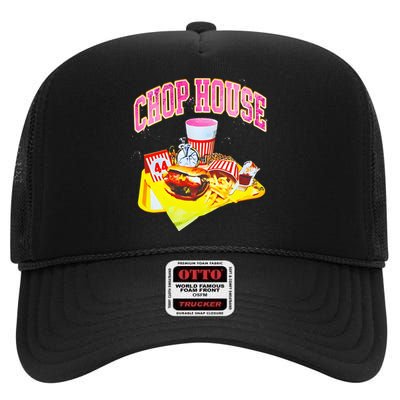 Chop House High Crown Mesh Back Trucker Hat