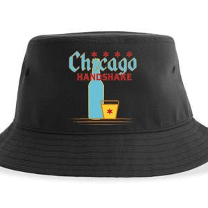 Chicago Handshake Sustainable Bucket Hat