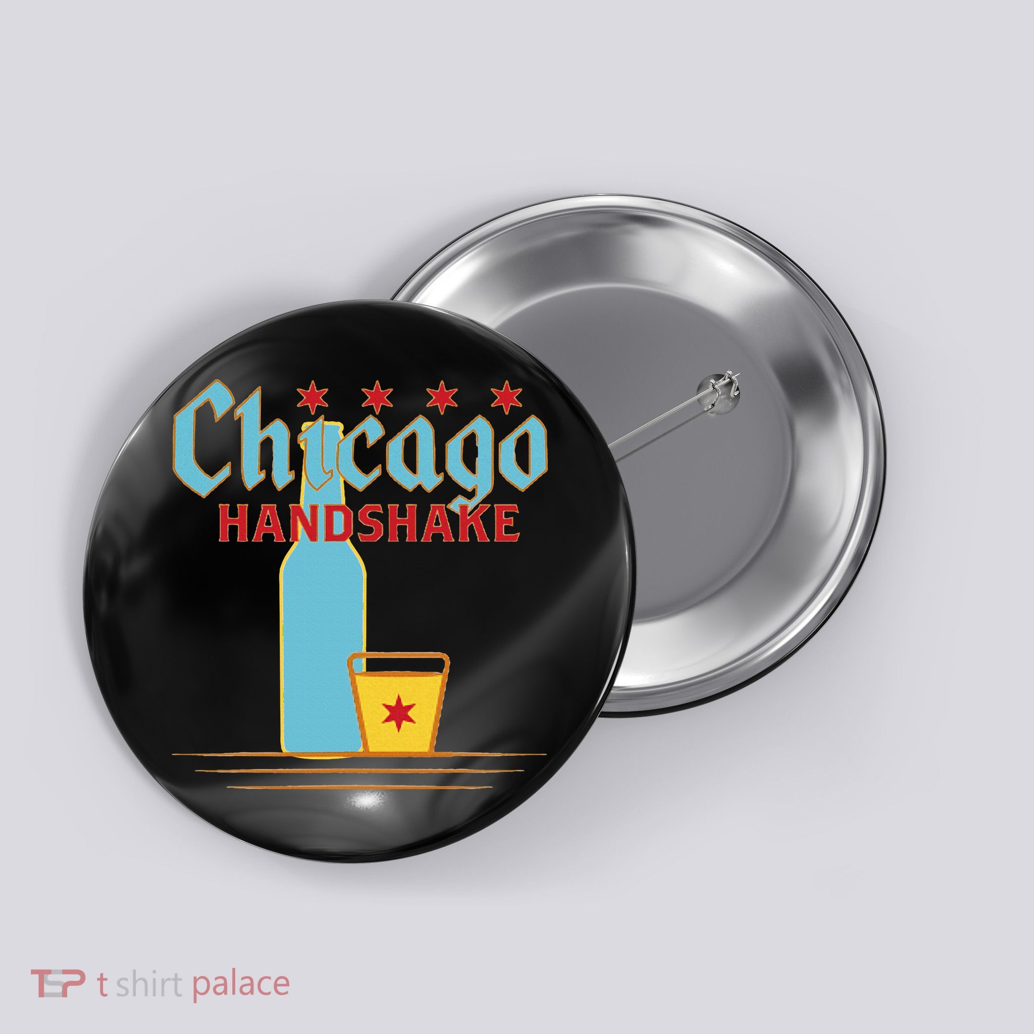 Chicago Handshake Button