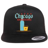 Chicago Handshake Flat Bill Trucker Hat