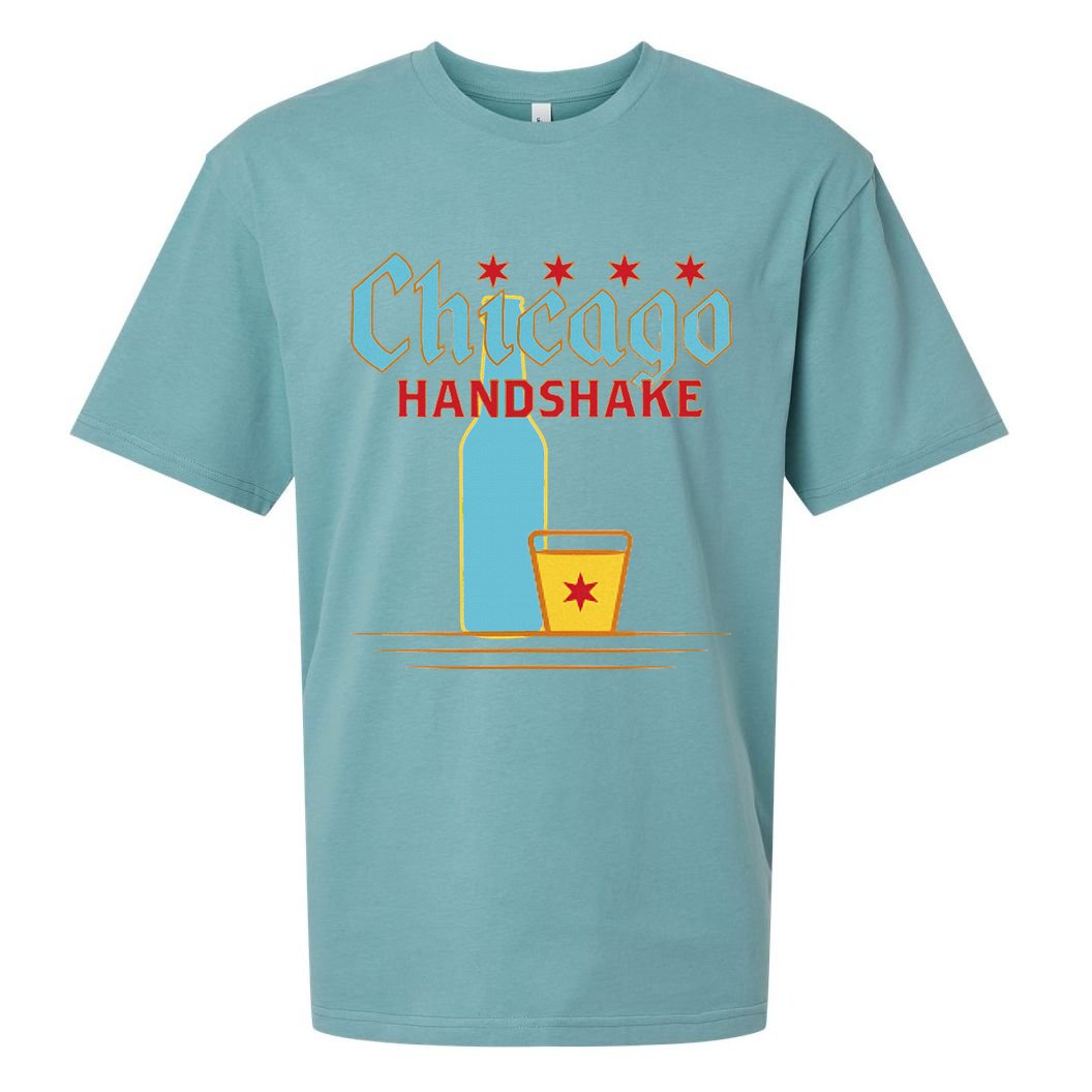 Chicago Handshake Sueded Cloud Jersey T-Shirt