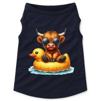 Cute Highland Cow Duck Pool Float Summer Vibes Swimming Doggie Tank