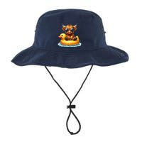 Cute Highland Cow Duck Pool Float Summer Vibes Swimming Bucket Hat