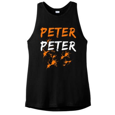 Couples Halloween Costume  Peter Pumpkin Eater Ladies PosiCharge Tri-Blend Wicking Tank