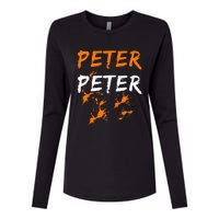 Couples Halloween Costume  Peter Pumpkin Eater Womens Cotton Relaxed Long Sleeve T-Shirt