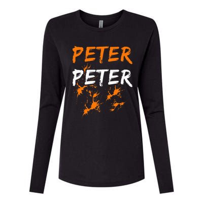 Couples Halloween Costume  Peter Pumpkin Eater Womens Cotton Relaxed Long Sleeve T-Shirt