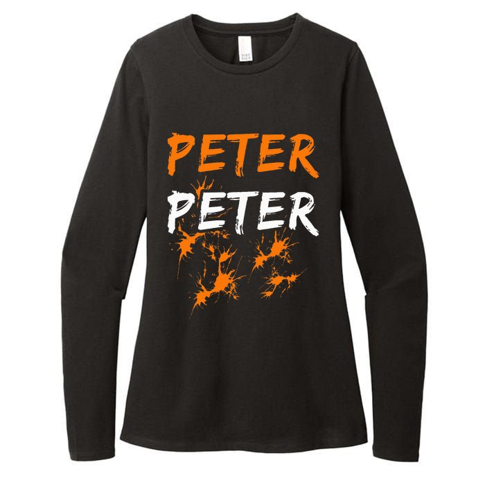 Couples Halloween Costume  Peter Pumpkin Eater Womens CVC Long Sleeve Shirt