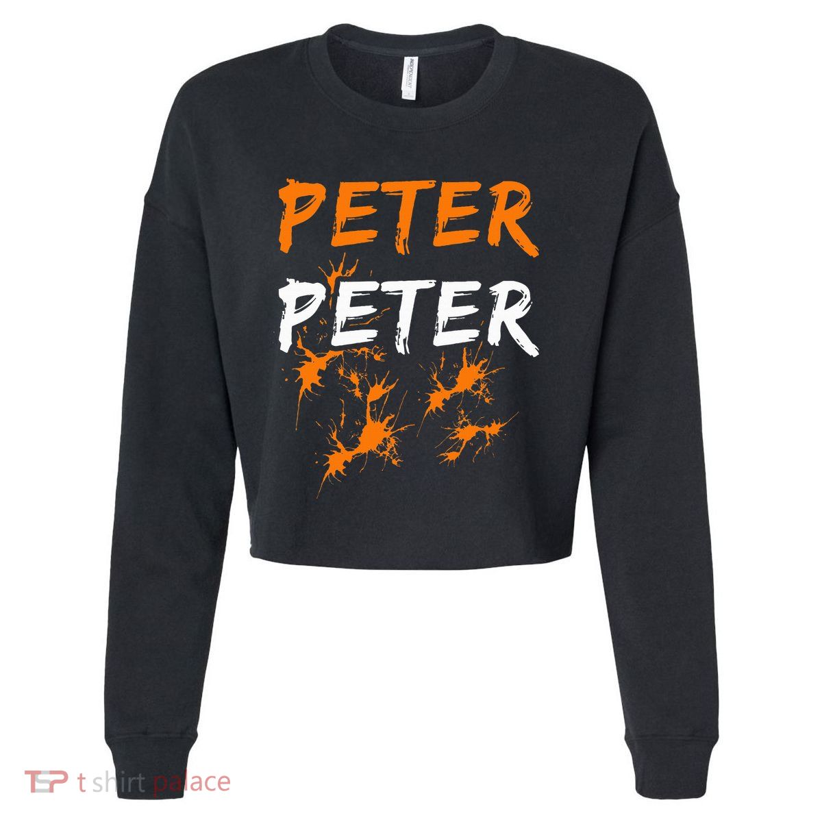 Couples Halloween Costume  Peter Pumpkin Eater Cropped Pullover Crew