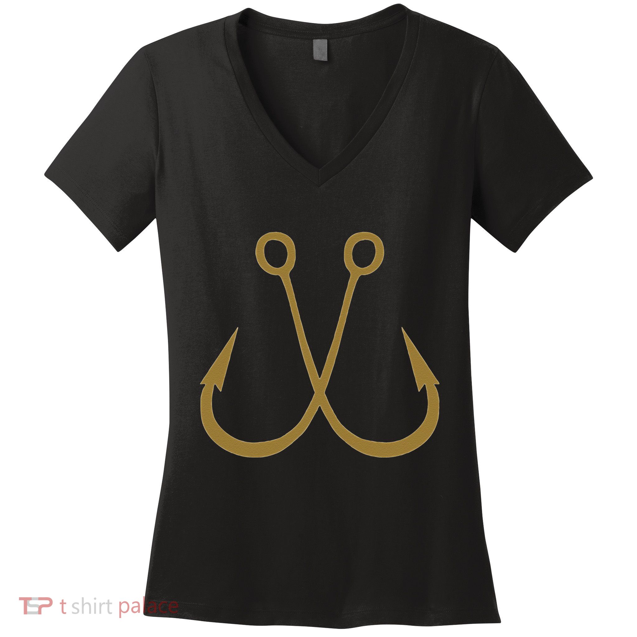 Catfish Hunter Catfish Fisherman Catfish Women's V-Neck T-Shirt