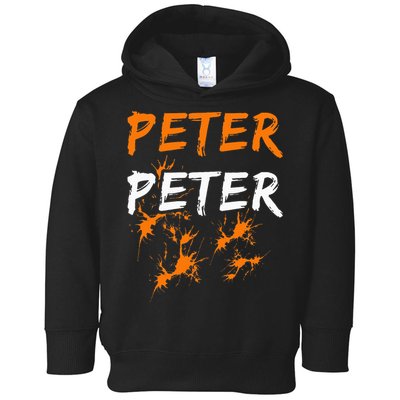 Couples Halloween Costume  Peter Pumpkin Eater Toddler Hoodie