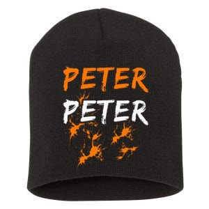 Couples Halloween Costume  Peter Pumpkin Eater Short Acrylic Beanie