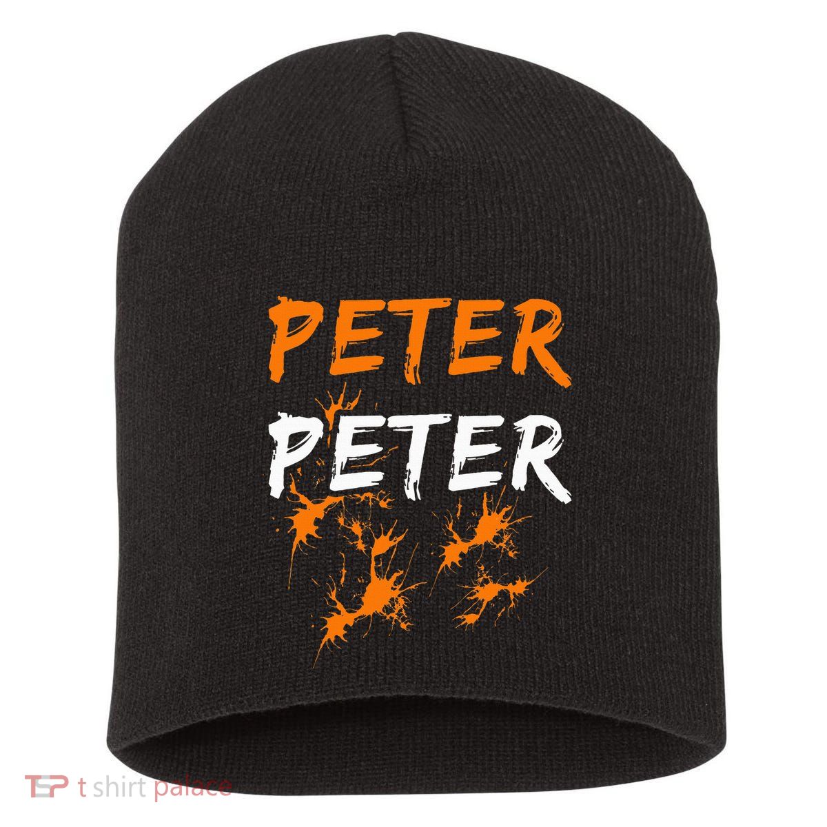 Couples Halloween Costume  Peter Pumpkin Eater Short Acrylic Beanie