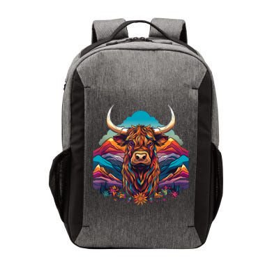 Cute Highland Cow Scotland Men Women Kids Vector Backpack