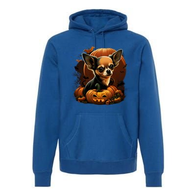 Chihuahua Halloween Costume Scary Pumpkin Witch Ghost Dog Great Gift Premium Hoodie